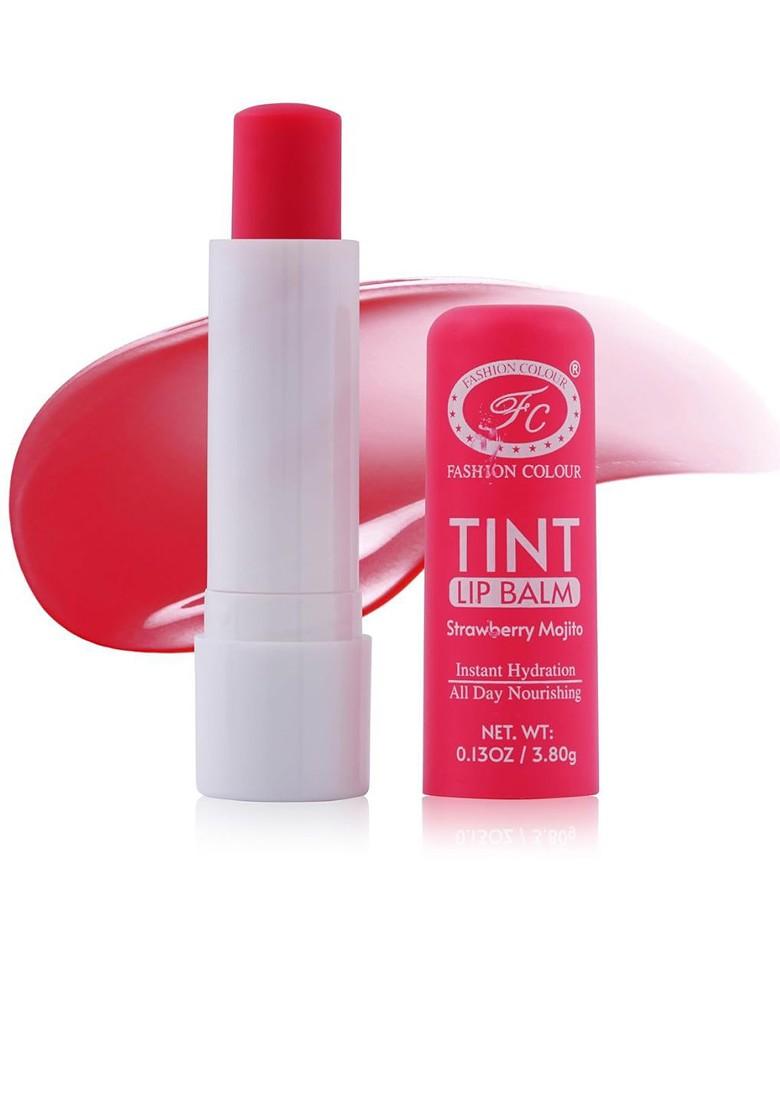 Fashion Colour Tint Lip Balm With Shea Butter Avocado Oil Strawberry Mojito