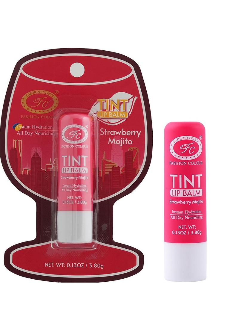 Fashion Colour Tint Lip Balm With Shea Butter Avocado Oil Strawberry Mojito