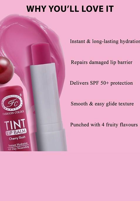 Fashion Colour Tint Lip Balm With Shea Butter Avocado Oil Strawberry Mojito