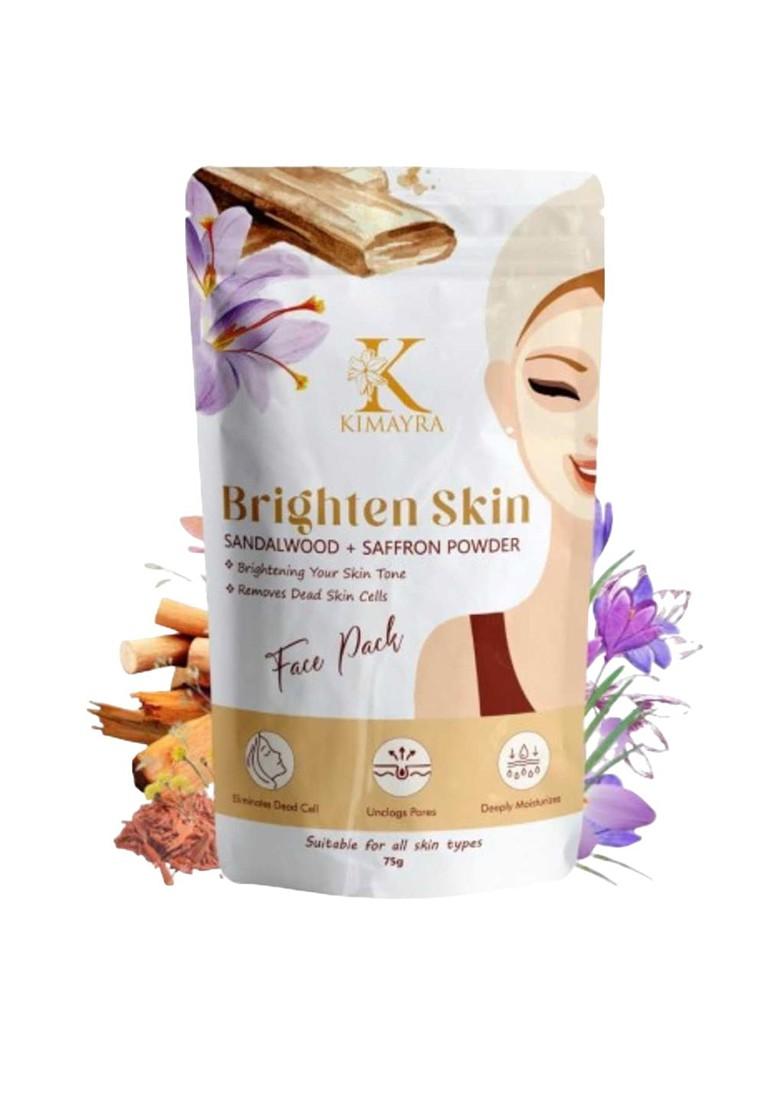 Kimayra World Sandalwood Saffron Face Pack Powder 75G