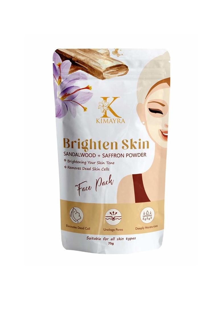 Kimayra World Sandalwood Saffron Face Pack Powder 75G