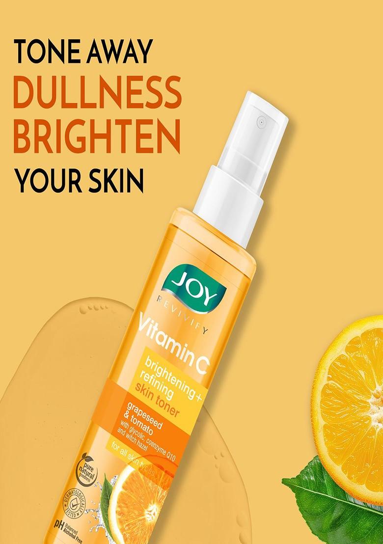 Joy Set Of 2 Vitamin C Face Toner For Skin Brightening 150 Ml Each
