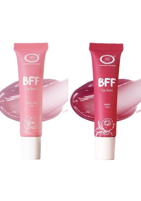 Fashion Colour Set Of 2 Bff Lip Balm 10 Ml Each Toast Rose Brown Sugar