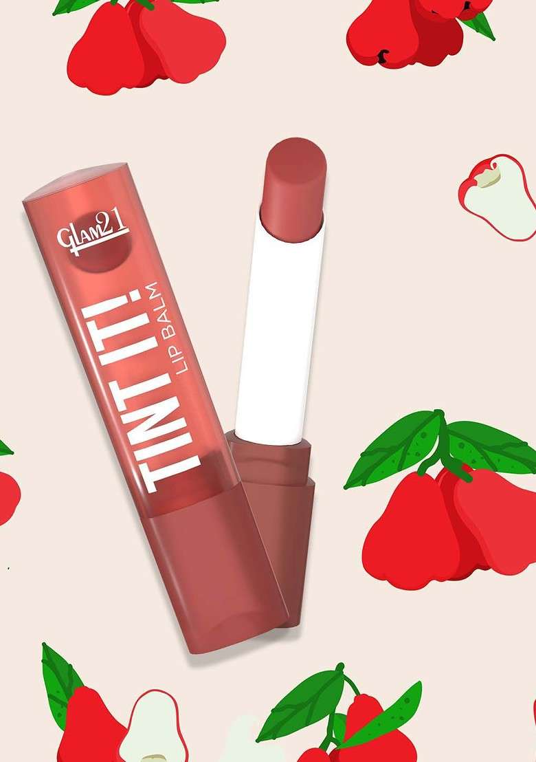 Glam21 Set Of 2 Lip Tint It Balm With Vitamin E 3 5 G Each Rose Apple 01 Apricot 04 - Indya