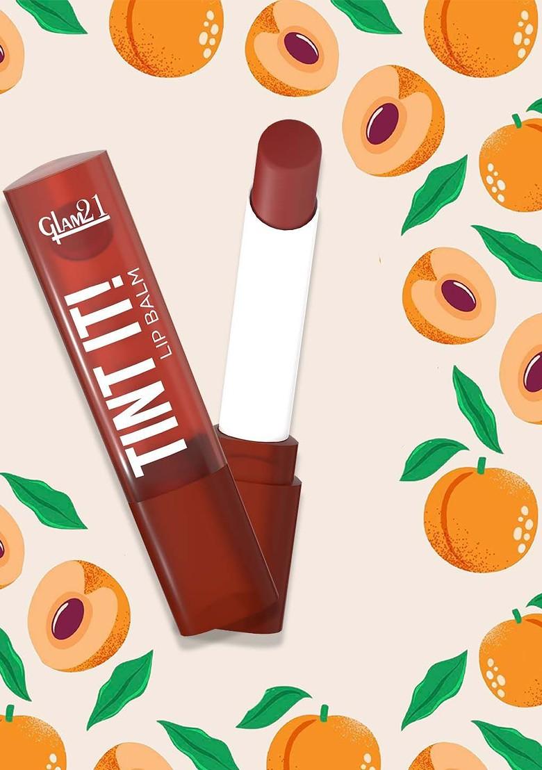 Glam21 Set Of 2 Lip Tint It Balm With Vitamin E 3 5 G Each Apricot 04 Cranberry 02