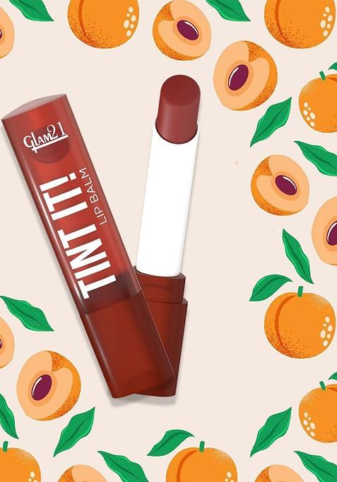 Glam21 Set Of 2 Lip Tint It Balm With Vitamin E 3 5 G Each Apricot 04 Cranberry 02