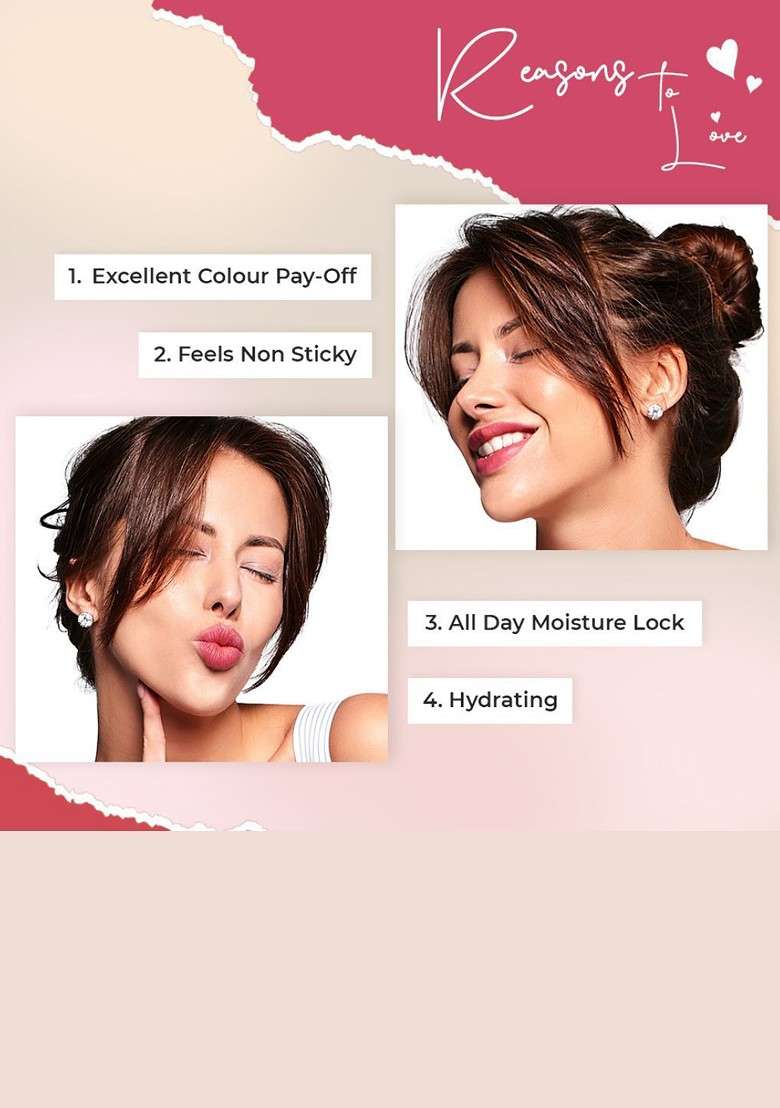 Fashion Colour 2Pcs Kiss Lip Color Hydrating Balm 2G Each Pink Alert 07 - Indya