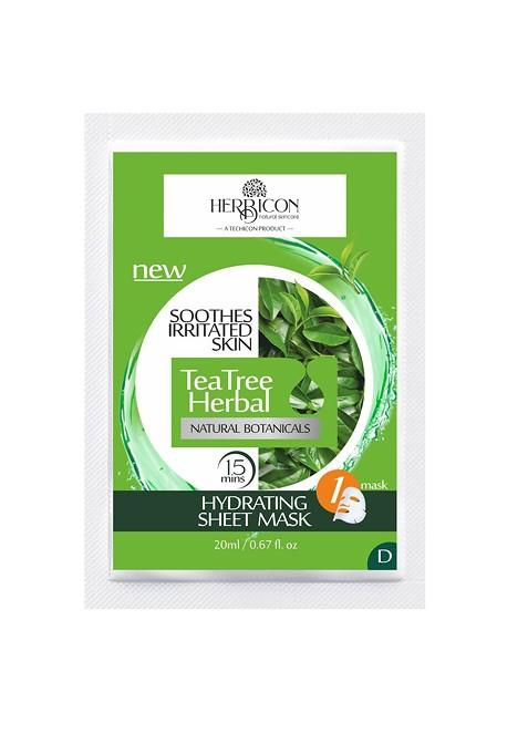 Herbicon Green Tea Tree Herbal Face Sheet Mask