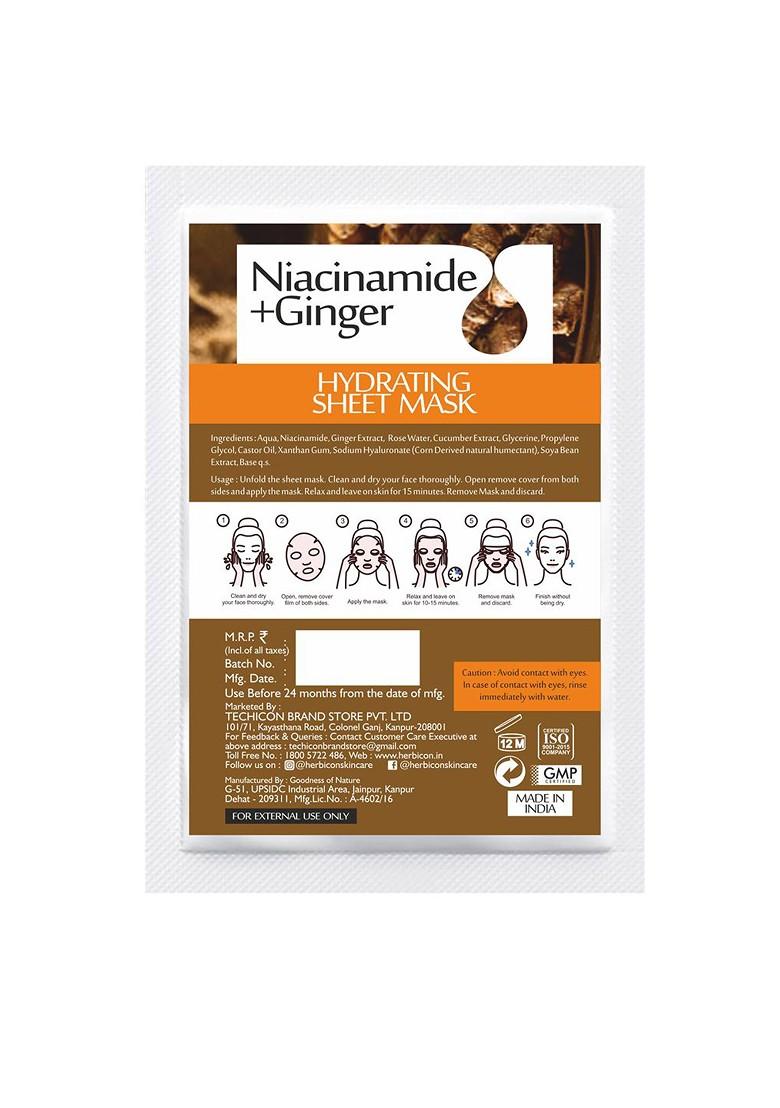 Herbicon Niacinamide Face Sheet Mask 20Ml