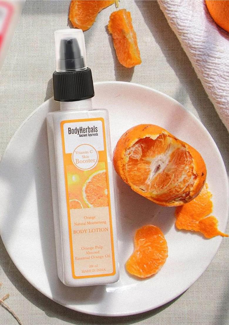 Bodyherbals Dry Skin Body Lotion With Orange Almond 200 Ml