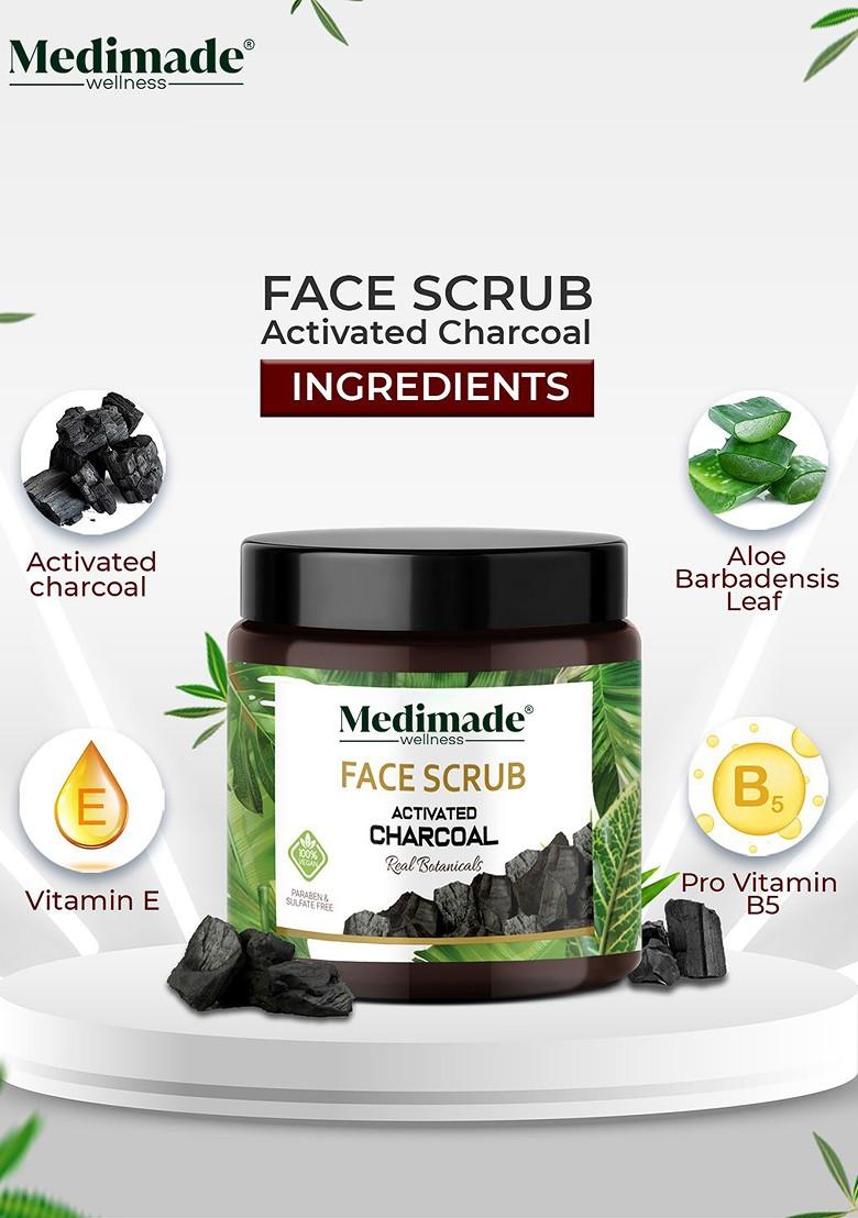 Medimade Activated Charcoal Face Scrub 100 G