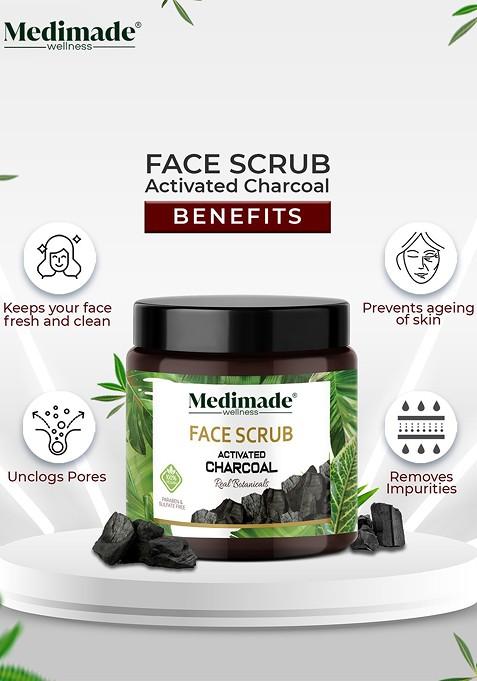 Medimade Activated Charcoal Face Scrub 100 G