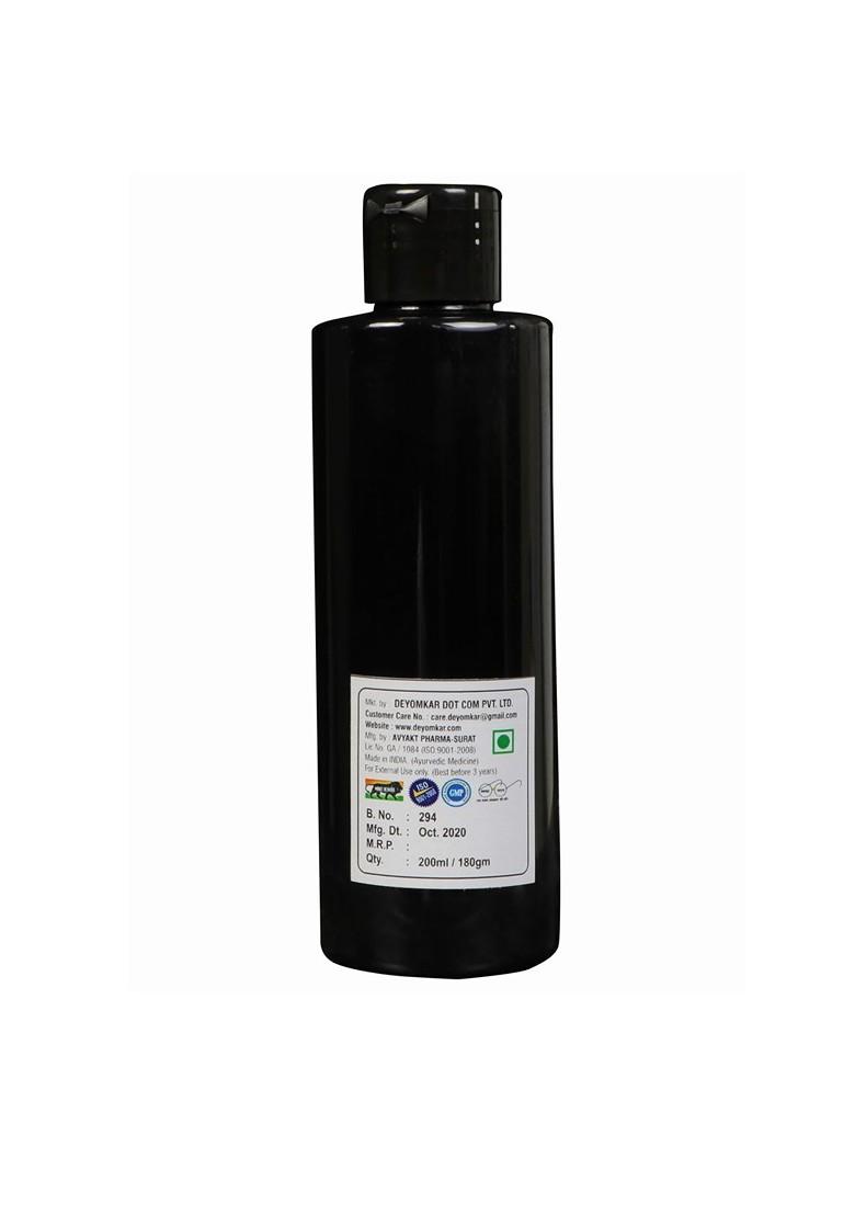 Deyomkar Unisex Black Natural Herbal Charcoal Peel Off Mask For Glowing Skin 200 Ml