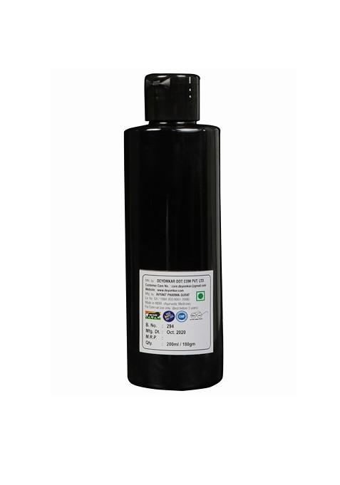 Deyomkar Unisex Black Natural Herbal Charcoal Peel Off Mask For Glowing Skin 200 Ml