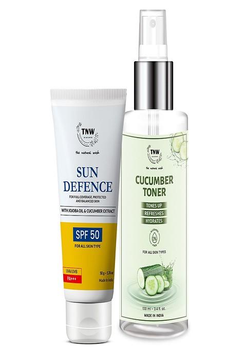 Tnw The Natural Wash Unisex Cucumber Toner Spf 50