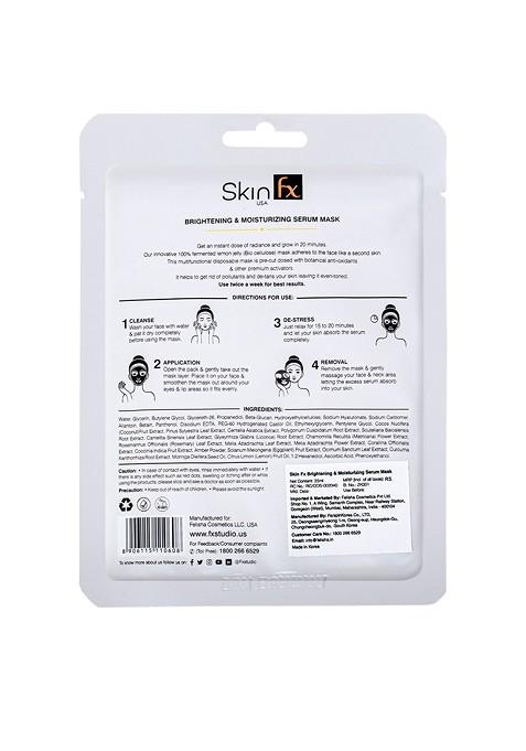 Skin Fx Unisex Pack Of 2 De Tan Lightening Brightening Moisturizing Facial Serum Mask