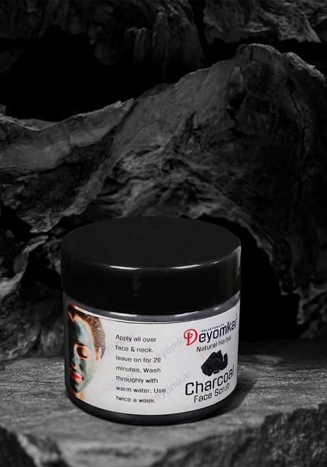 Deyomkar Natural Herbal Charcoal Face Scrub
