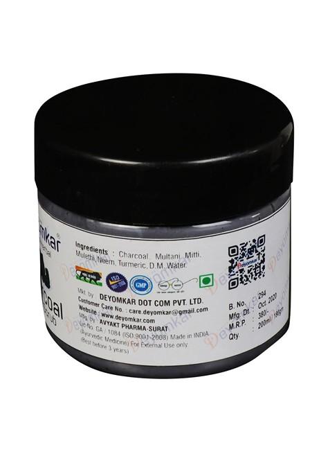 Deyomkar Natural Herbal Charcoal Face Scrub