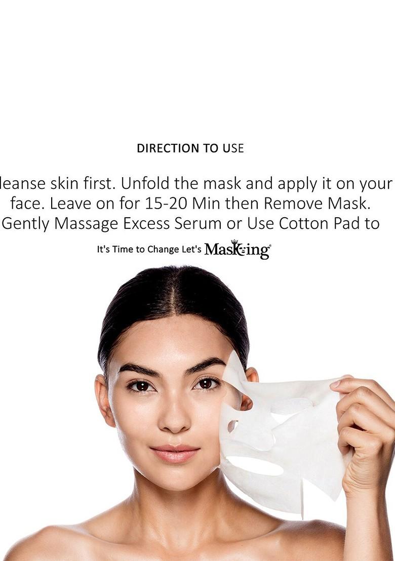 Masking Unisex Pack Of 10 Facial Sheet Masks