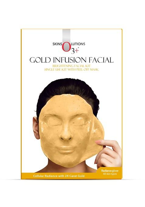 O3 Gold Infusion Brightening Facial Kit For Radiance Glow 45 G