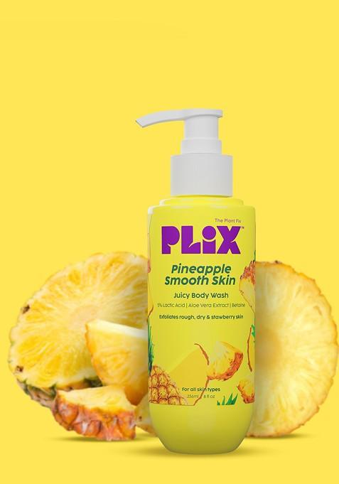 Plix The Plant Fix Pineapple 5 Lactic Acid Exfoliating Body Wash 236 Ml