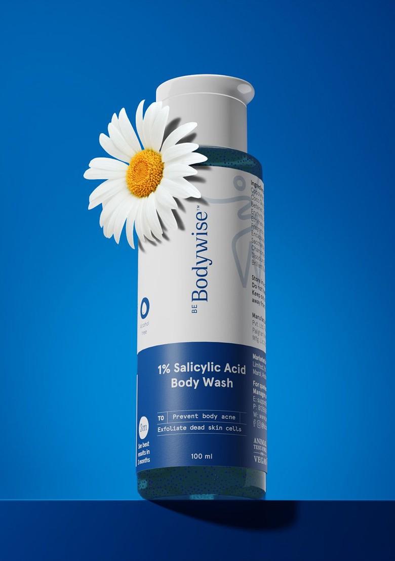 Be Bodywise 1 Salicylic Acid Body Wash Prevents Acne Exfoliate Dead Skin 100Ml