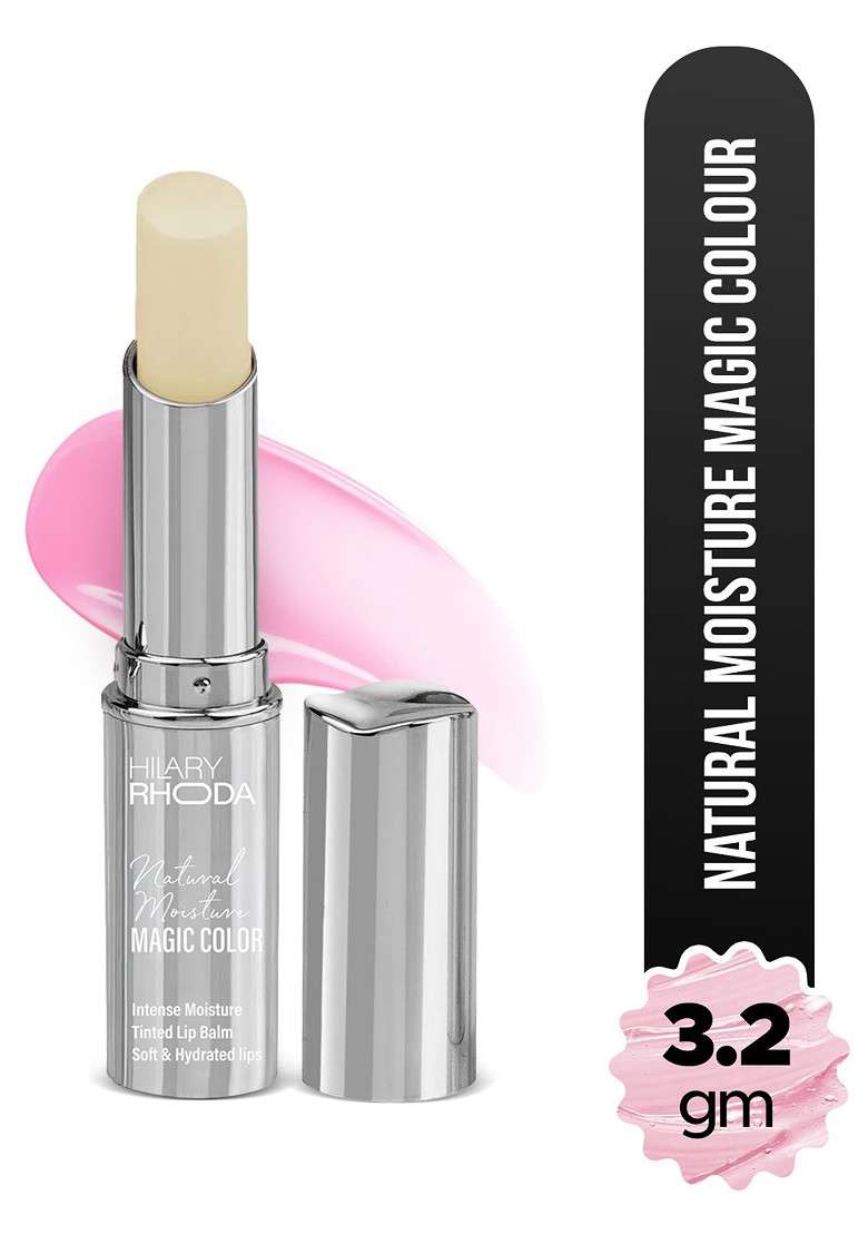 Hilary Rhoda Natural Moisture Magic Color Lip Balm 3 G - Indya