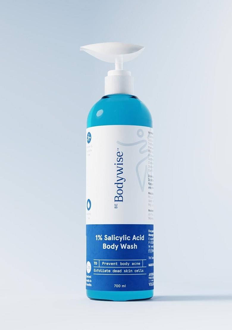 Be Bodywise 1 Salicylic Acid Body Wash Prevents Acne Exfoliate Dead Skin 700Ml