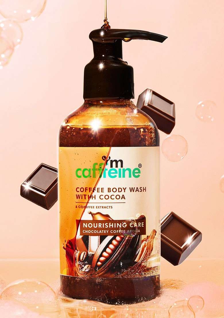 Mcaffeine Coffee Cocoa Body Wash For Detan Deep Cleansing Chocolatey Aroma 200Ml - Indya