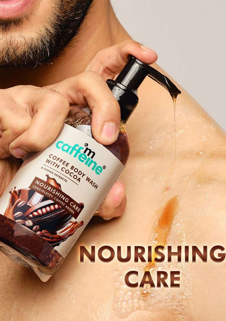 Mcaffeine Coffee Cocoa Body Wash For Detan Deep Cleansing Chocolatey Aroma 200Ml - Indya