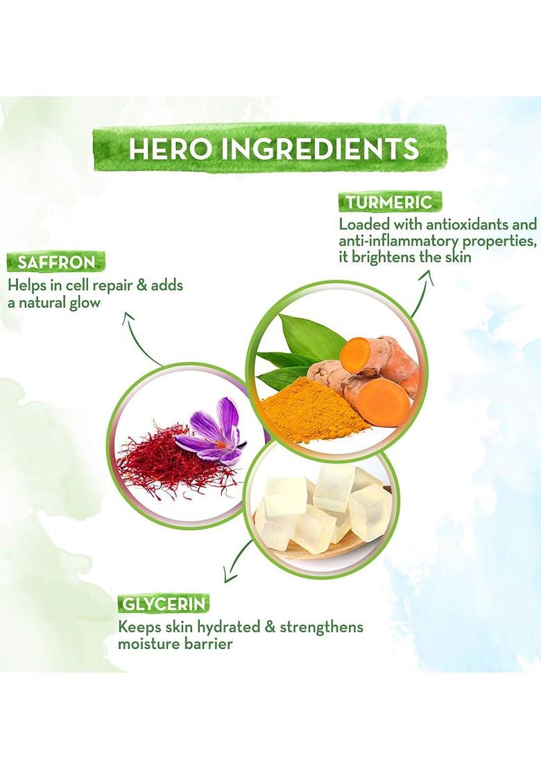 Mamaearth Ubtan Facial Kit With Turmeric Saffron For Glowing Skin 60 G