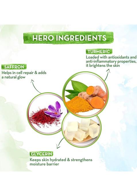 Mamaearth Ubtan Facial Kit With Turmeric Saffron For Glowing Skin 60 G