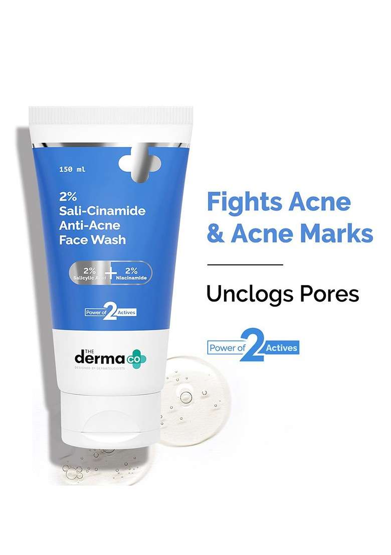 The Derma Co Sali Cinamide Anti Acne Face Wash 150Ml - Indya