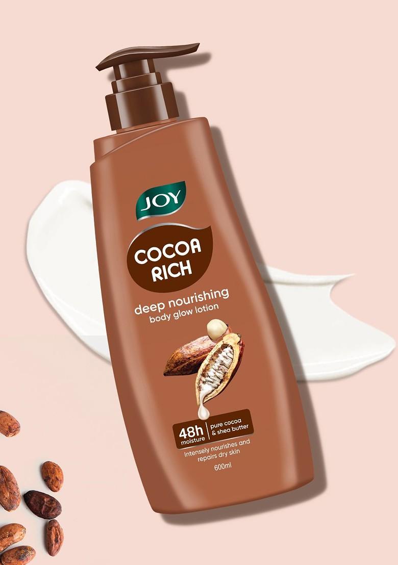 Joy Cocoa Rich Summer Body Lotion With Butter For Very Dry Skin 600Ml