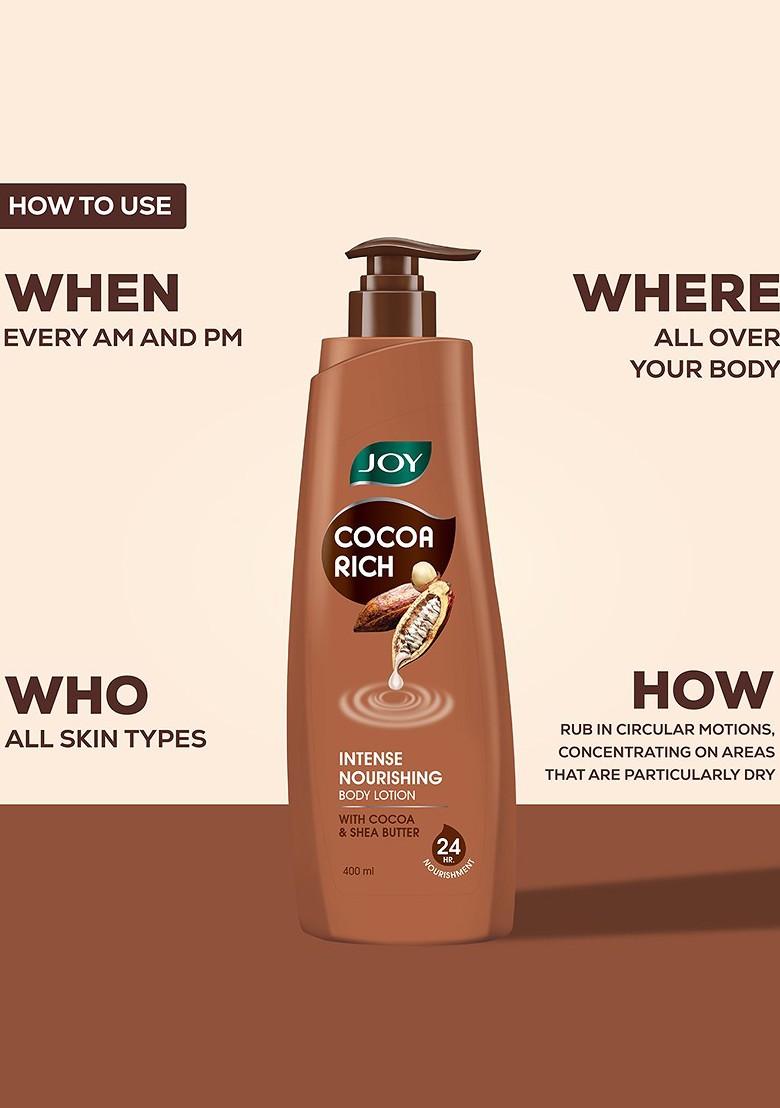 Joy Cocoa Rich Summer Body Lotion With Butter For Very Dry Skin 600Ml