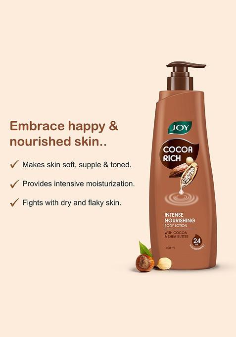 Joy Cocoa Rich Summer Body Lotion With Butter For Very Dry Skin 600Ml