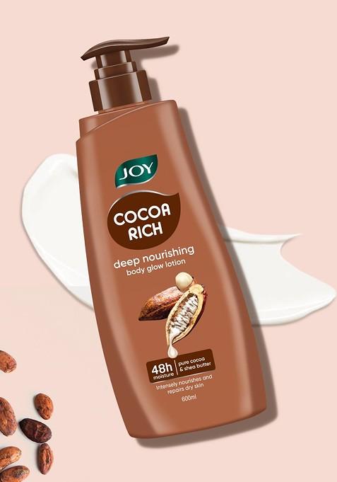 Joy Cocoa Rich Summer Body Lotion With Butter For Very Dry Skin 600Ml
