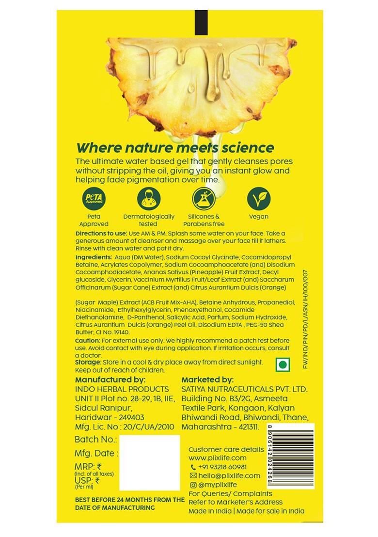Plix The Plant Fix Pineapple De Pigmentation Facewash 100 Ml