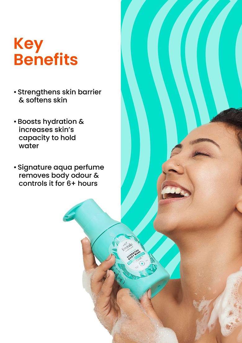 Foxtale Hydrating Body Wash With Hyaluronic Acid Ceramides 250 Ml - Indya