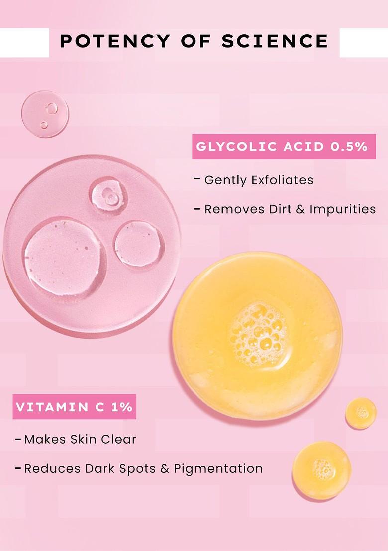 Hyphen Rice Water Brightening Daily Cleanser To Brighten Skin Reduces Dark Spots 100Ml