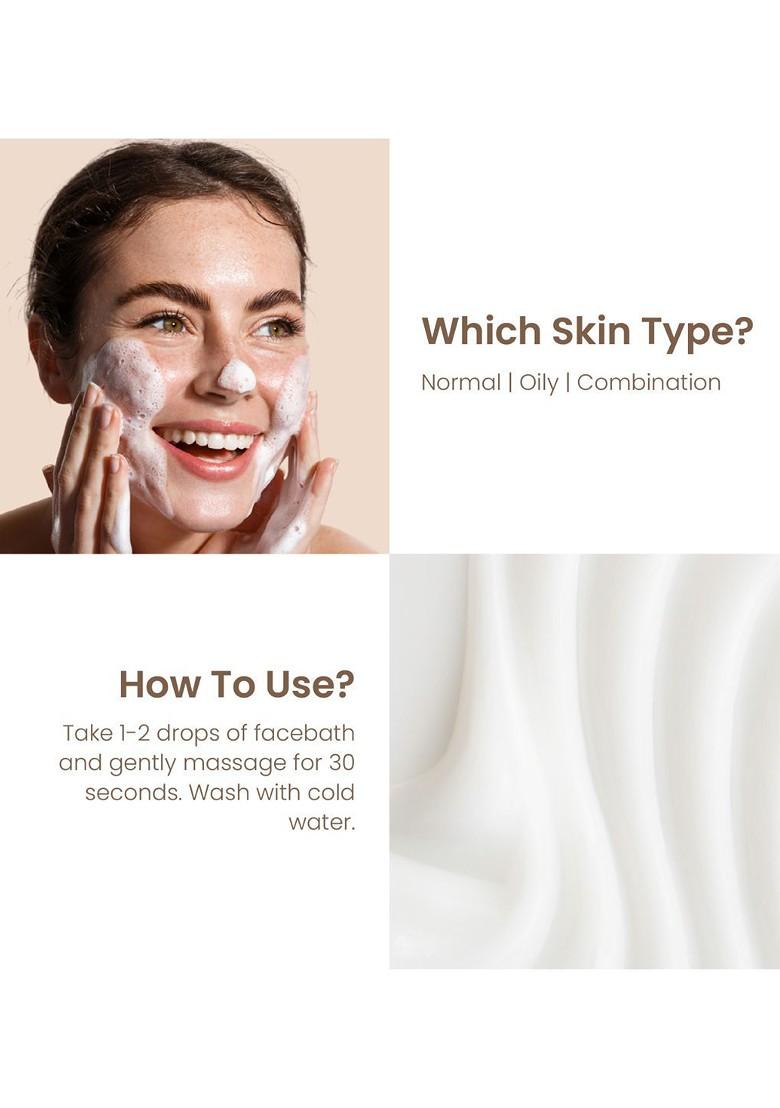 Personal Touch Skincare Facebath Deep Cleansing Milky Foaming Cleanser 100 Ml