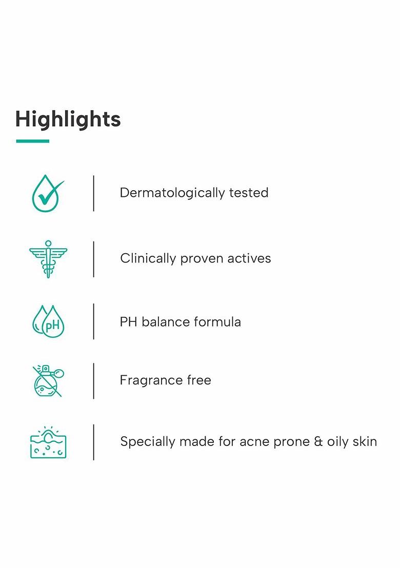 Dermatouch Salicylic Acid 2 Face Wash With Vitamin E Zinc Pca 100 Ml