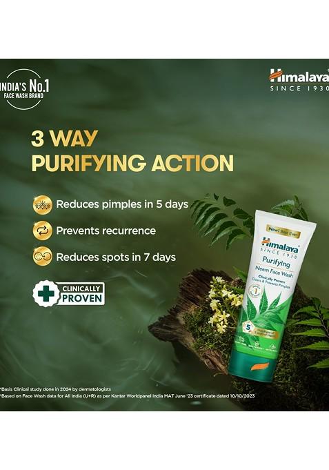 Himalaya Purifying Neem Face Wash For Acne Prone Skin 150 Ml