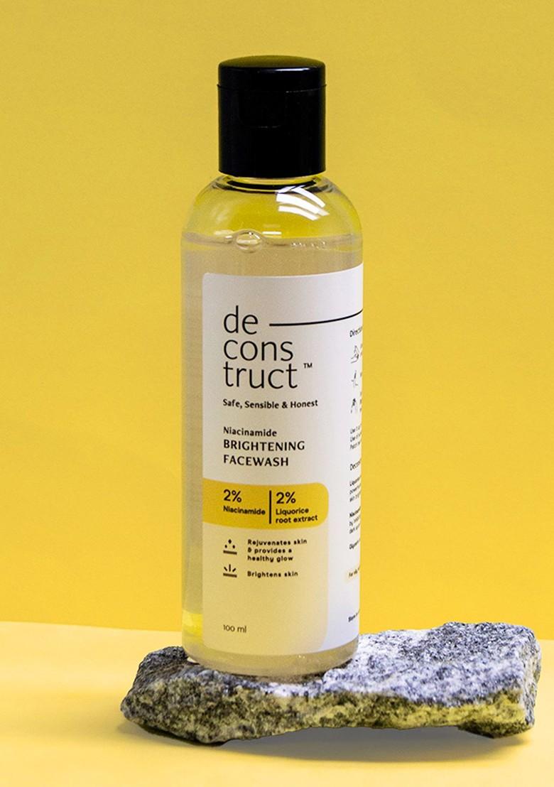 Deconstruct Brightening Face Wash With 2 Niacinamide Reduces Pigmentation 100Ml