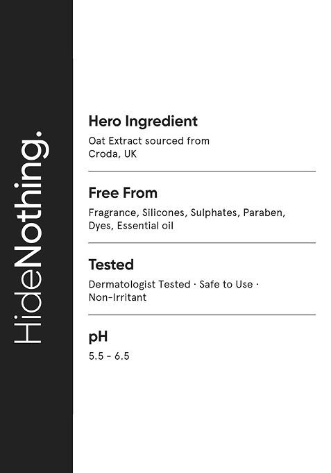 Minimalist 6 Oat Extract Gentle Cleanser With Hyaluronic Acid For Sensitive Skin 120 Ml