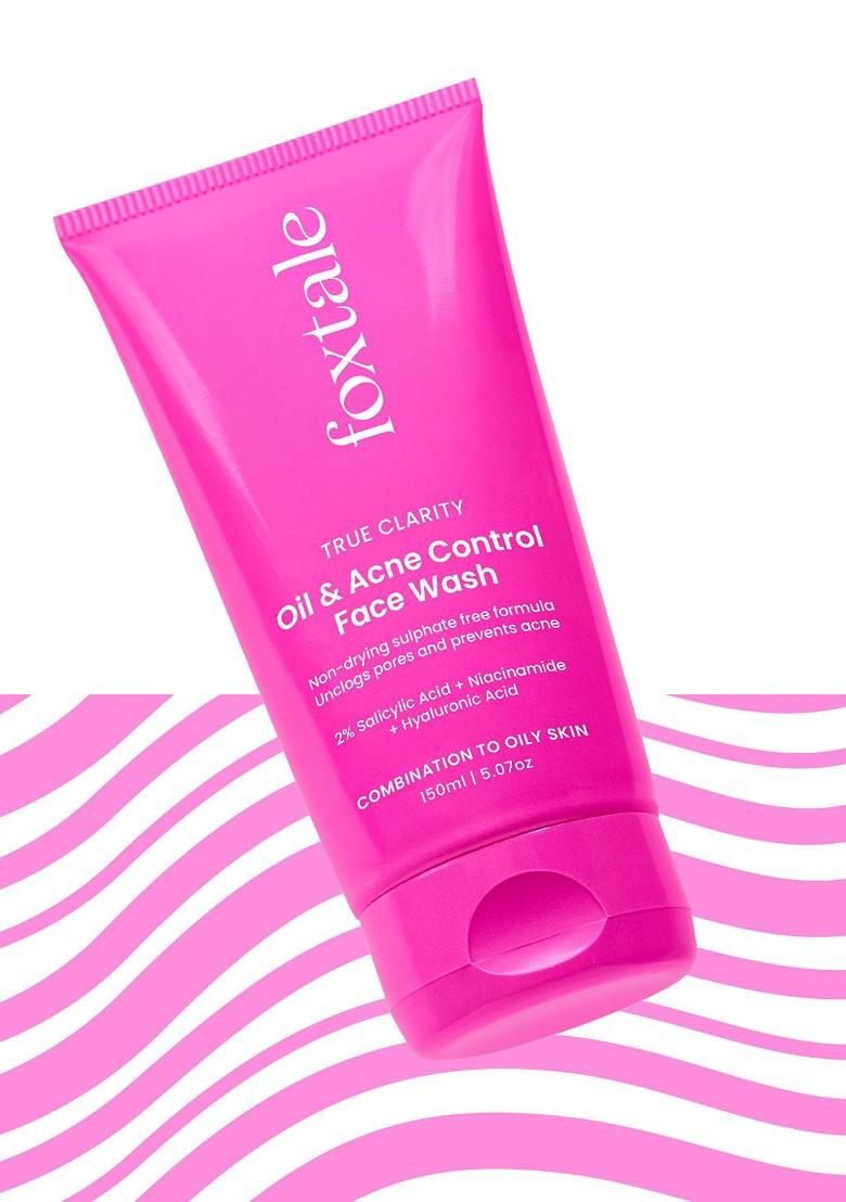 Foxtale Oil Acne Control Face Wash With 2 Salicylic Acid 150 Ml