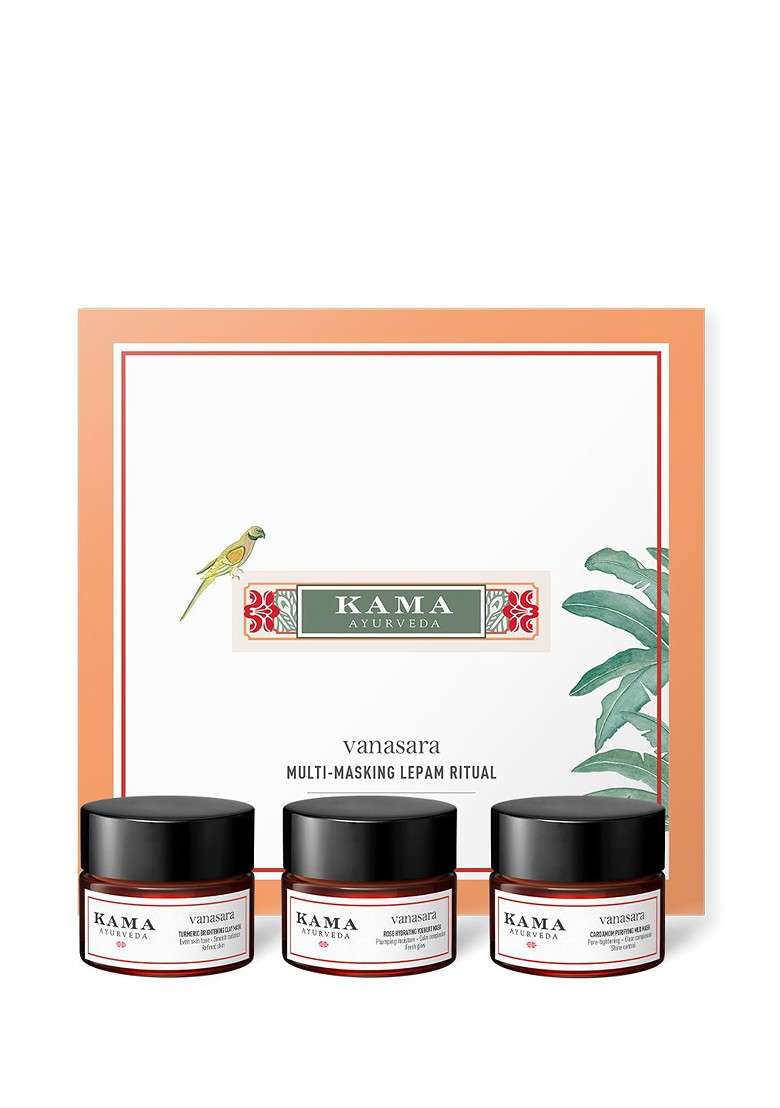 Kama Ayurveda Vanasara Multi Masking Lepam Ritual Discovery Set - Indya