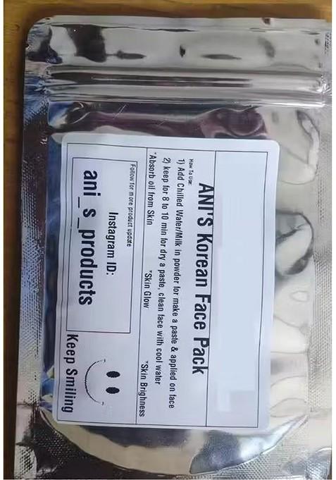 Ani'S Korean Face Pack For Skin Glow 100 G