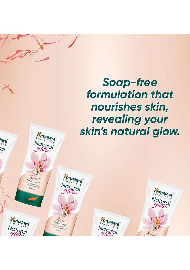 Himalaya Natural Glow Kesar Face Wash 150 Ml - Indya
