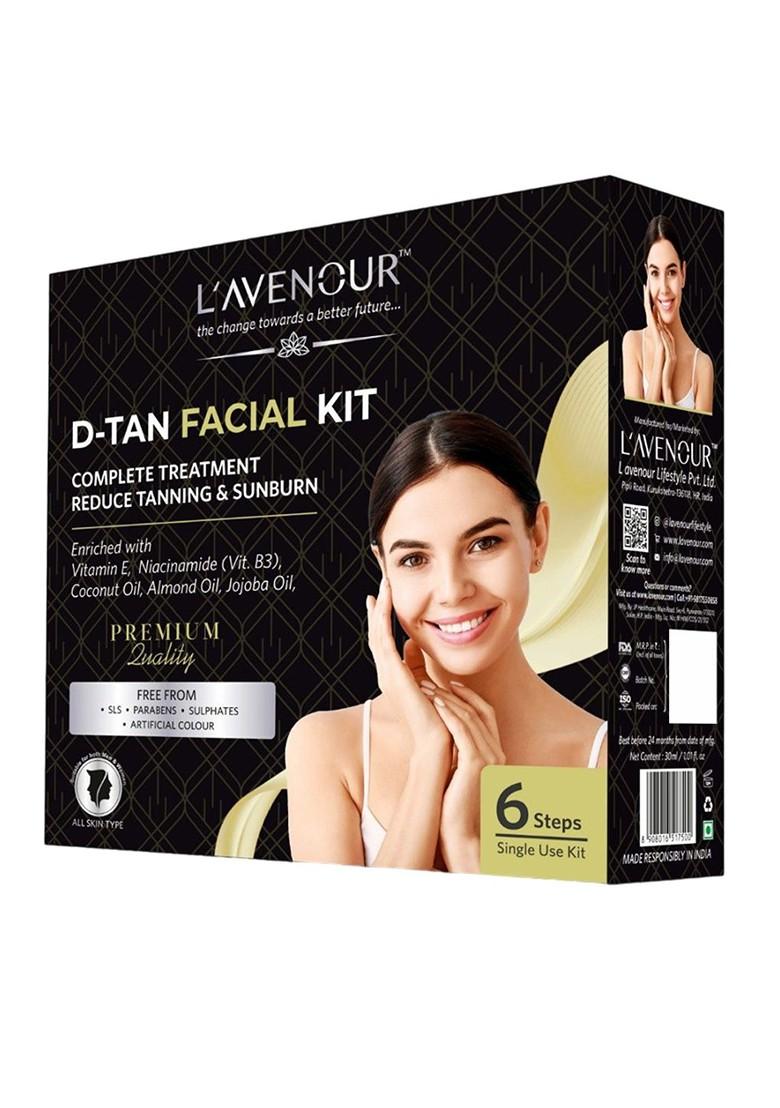 L'Avenour D Tan 6 Steps Facial Kit Enriched With Vitamin E Niacinamide 30 Ml
